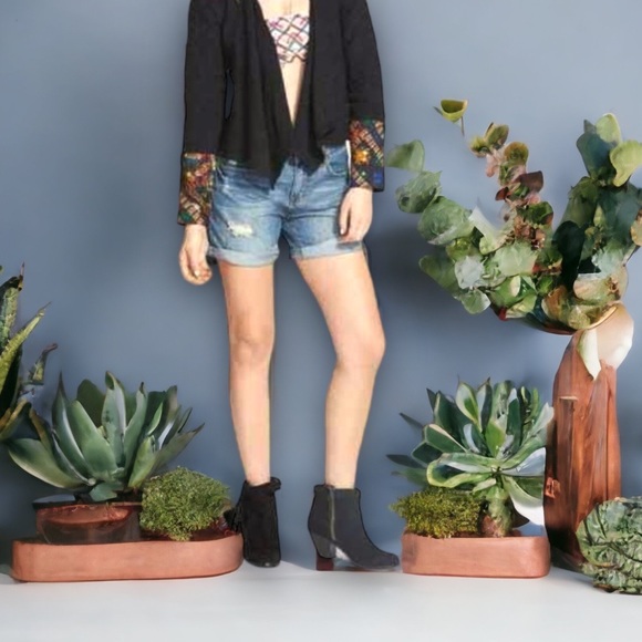 Sam Edelman western inspired cowgirl boho gypsy leather ankle boots booties 8M - Picture 2 of 12